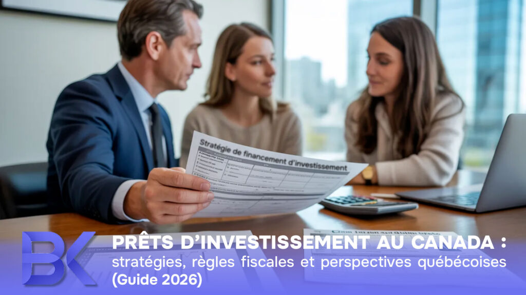 Prêts d'investissement au Canada : Stratégies, Règles fiscales & Perspectives du Québec (Guide 2026)