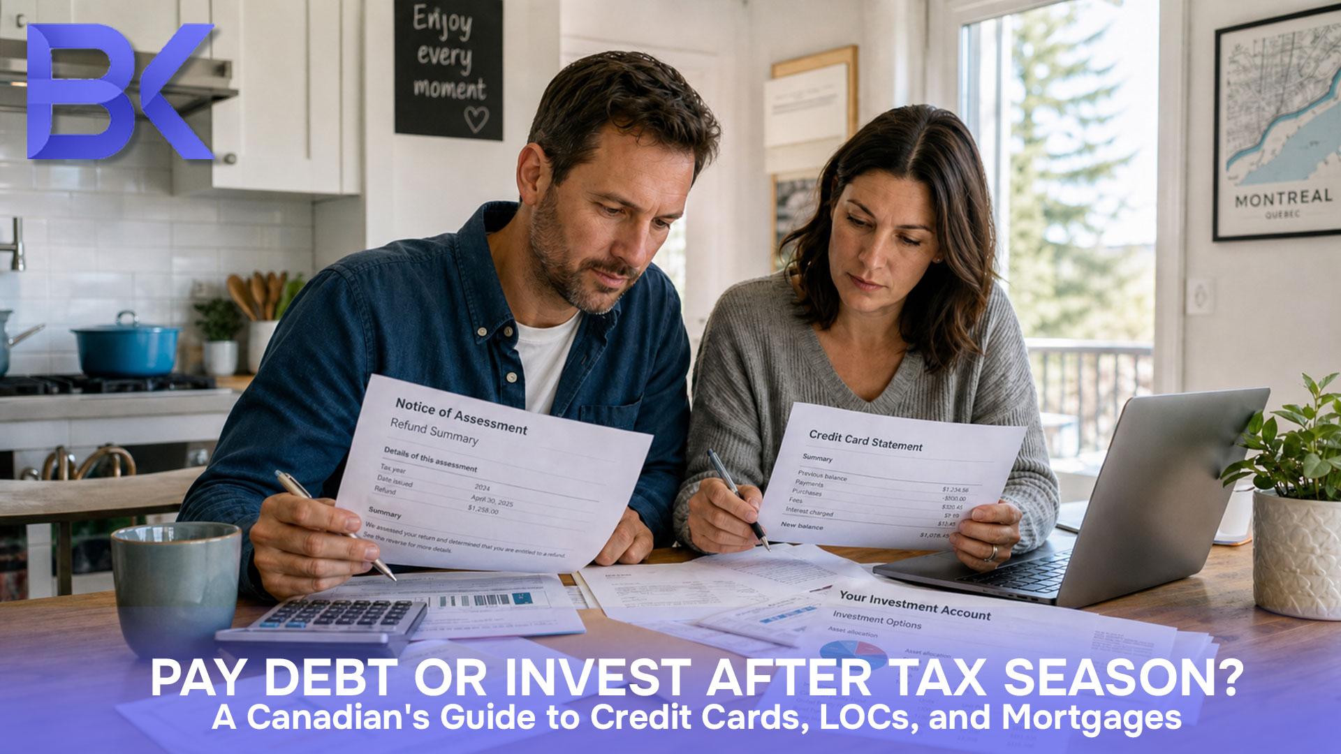 Pay Debt or Invest After Tax Season? A Canadian's Guide to Credit Cards, LOCs, and Mortgages