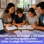 Planifier le budget d’été pour les familles québécoises : éviter le piège de l’endettement