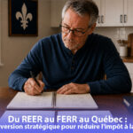 REER vers FERR au Québec : conversion stratégique pour réduire l’impôt à la retraite