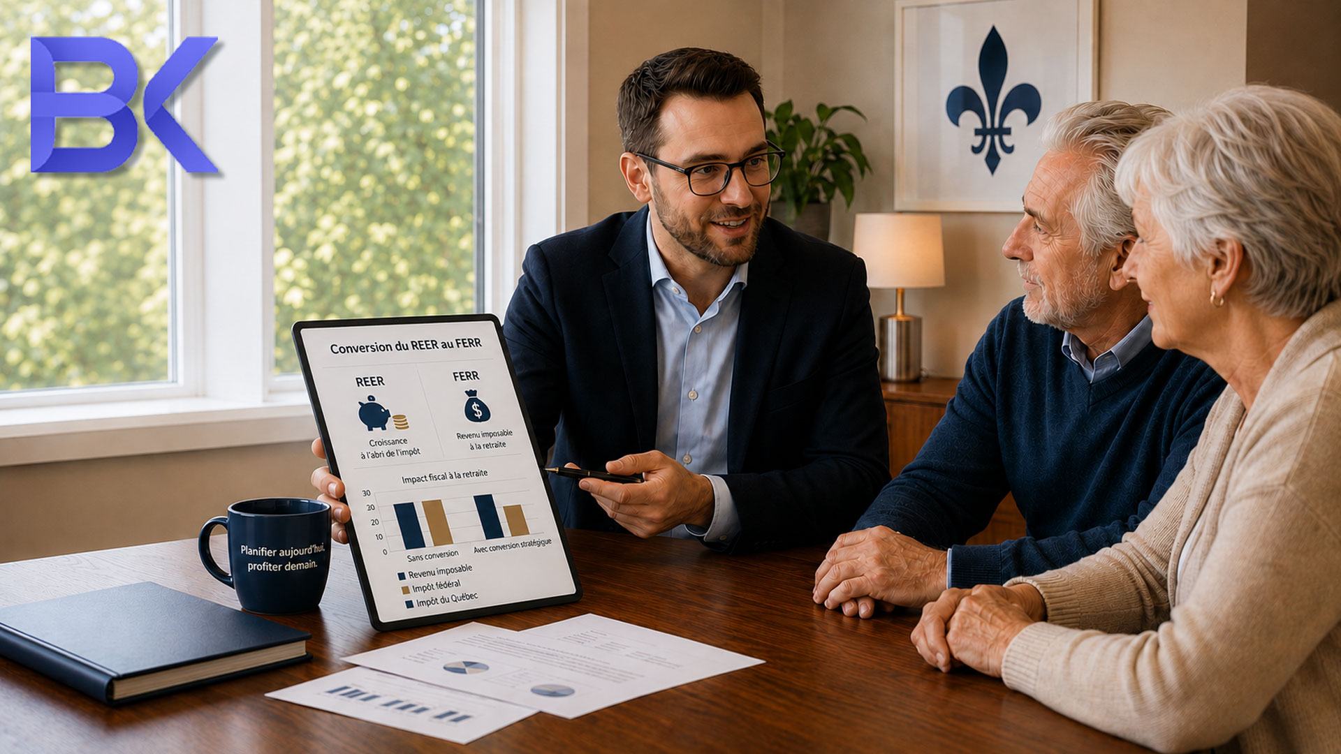 REER vers FERR au Québec : conversion stratégique pour réduire l’impôt à la retraite 1