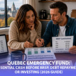 Quebec Emergency Fund: Essential Cash Before RRSP, Debt Repayment, or Investing (2026 Guide)