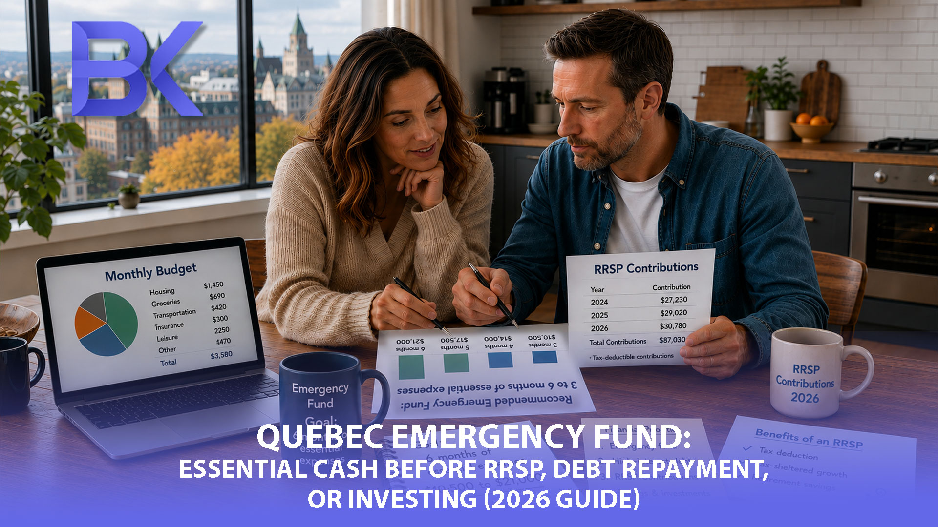 Quebec Emergency Fund: Essential Cash Before RRSP, Debt Repayment, or Investing (2026 Guide)