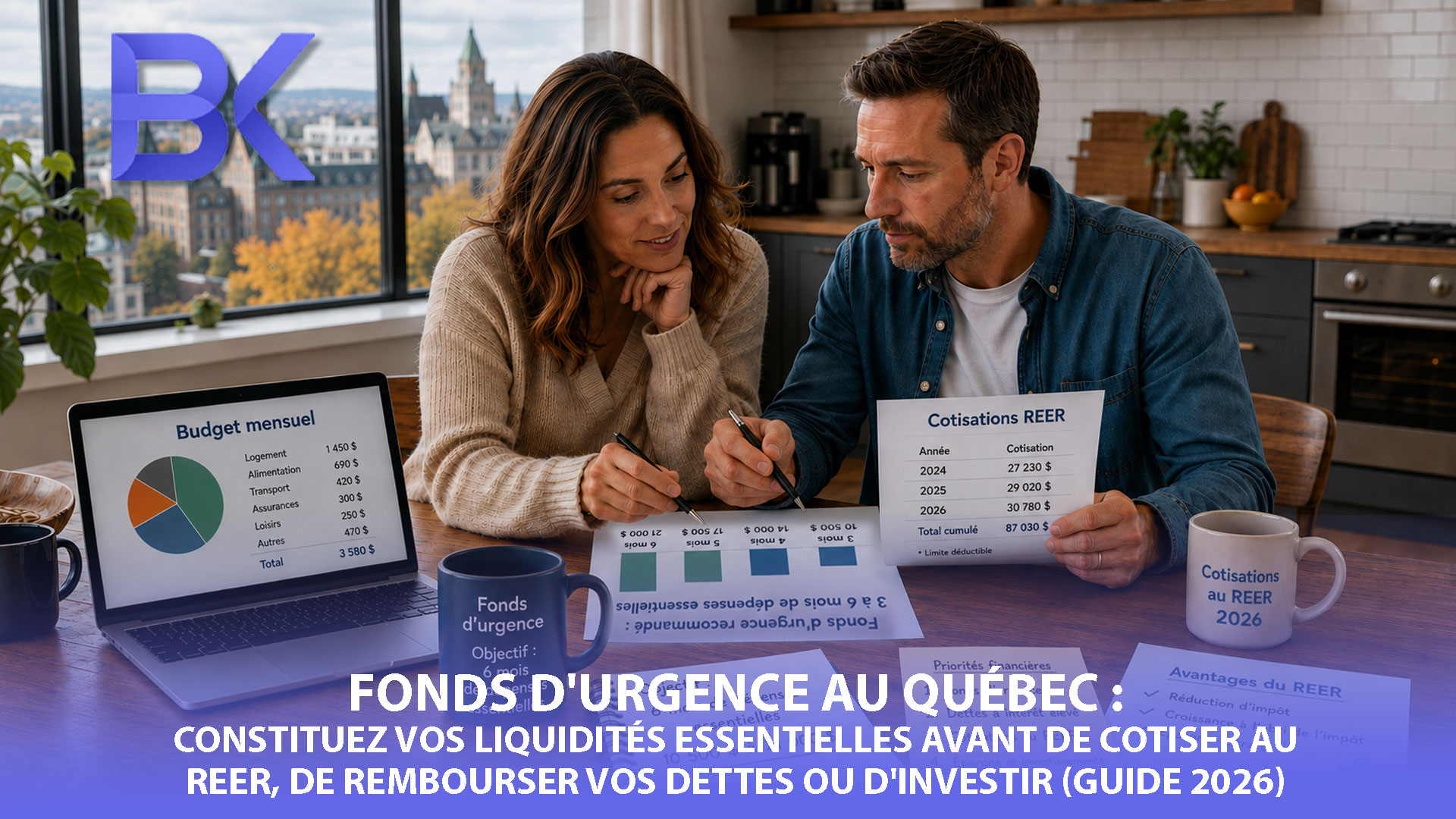 Fonds d’urgence au Québec : les liquidités essentielles avant le REER, le remboursement de dettes ou l’investissement (guide 2026)