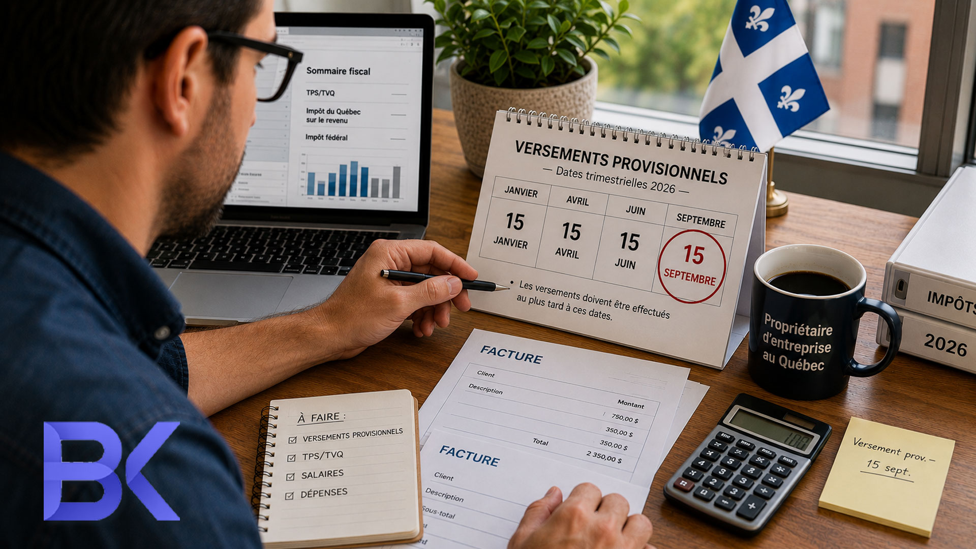 Finances des travailleurs autonomes au Québec : guide 2026 sur les impôts, les acomptes et les flux de trésorerie 2