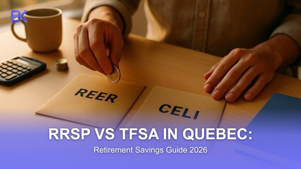 Quebec saver planning retirement contributions between an RRSP and a TFSA