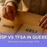 Quebec saver planning retirement contributions between an RRSP and a TFSA