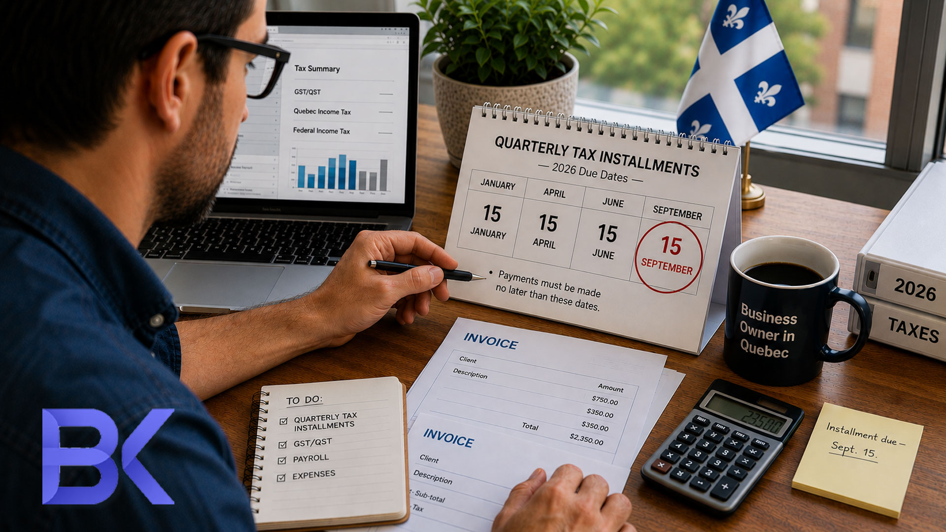 Quebec Self-Employed Finances: A 2026 Guide to Taxes, Instalments, and Cash Flow 2